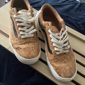 Vans Cork and White Sneakers